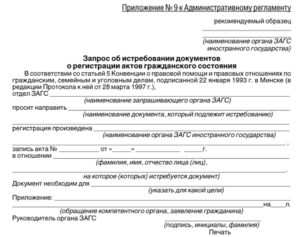 Поручение об истребовании документов информации образец заполнения