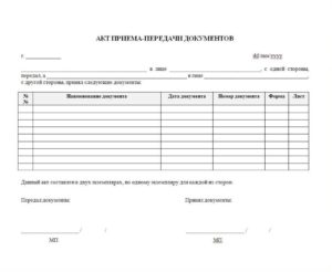 Акт приема-передачи товара (приложение к договору купли-продажи строительных материалов)